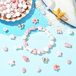 Handmade Porcelain Beads&nbsp;PORC-YW0001-73