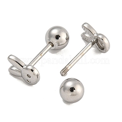 304 Stainless Steel Cartilage Earrings&nbsp;EJEW-B066-01D-P