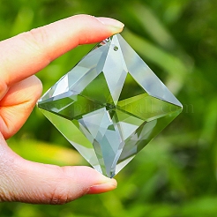 Rhombus Faceted K9 Glass Suncatchers&nbsp;PW-WG815F2-01