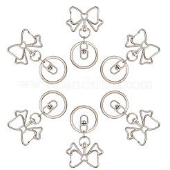 18Pcs Alloy Keychain Clasps&nbsp;KEYC-SC0001-74A-P