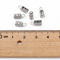 Tarnish Resistant 304 Stainless Steel Folding Crimp Ends&nbsp;STAS-R065-36
