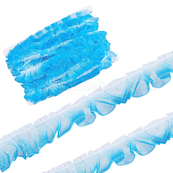 10M Polyester Wrinkle Gradient Lace Trim Ribbon&nbsp;OCOR-CY0002-29A