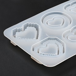 Heart DIY Silicone Quicksand Molds&nbsp;LS-DIY-G079-07A