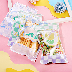 20Pcs 2 Colors Rectangle PET Resealable Packaging Bags&nbsp;ABAG-TA0001-33B