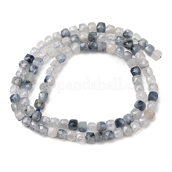Natura Blue Rutilated Quartz Beads Strands&nbsp;GG-CBA9631-B01-04