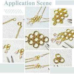 200Pcs 304 Stainless Steel Split Rings&nbsp;STAS-BBC0006-18A