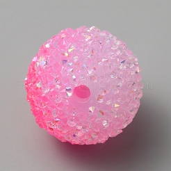 Frosted Acrylic Beads&nbsp;MACR-WH0007-91G