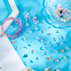 90Pcs 9 Colors Lampwork Beads&nbsp;LAMP-PA0001-12