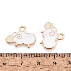 Alloy Enamel Pendants&nbsp;X-ENAM-R059-08A-RS