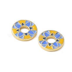 Brass Enamel Beads&nbsp;KK-P290-31G-01