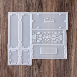 DIY Rectangle Display Decoration Insert Base Silicone Molds&nbsp;LS-DIY-G058-E05