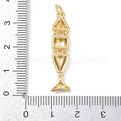 Brass Enamel Pendants&nbsp;KK-P339-24G-03