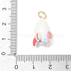 Spray Painted Brass Pendants&nbsp;KK-CBAE20A-02F-G
