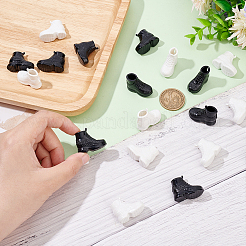 20Pcs 2 Colors PVC Plastic Doll Sneakers Shoes&nbsp;DIY-OC0010-84