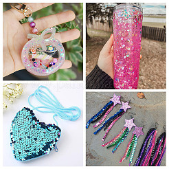 100G Plastic Sequins Beads&nbsp;PVC-TA0001-04C