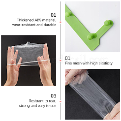 2Sets 2 Styles ABS Plastic Sink Strainers Basket & Bags&nbsp;AJEW-GA0002-76