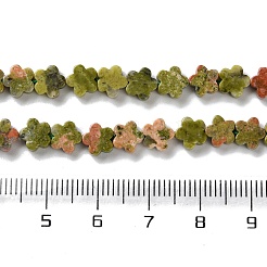 Natural Unakite Beads Strands&nbsp;G-B138-C07-01
