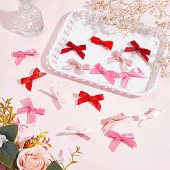 Bowknot Polyester Alligator Hair Clips&nbsp;AJEW-CP0008-35A