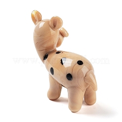 3D Horse Handmade Lampwork Display Decoration&nbsp;DJEW-C012-02