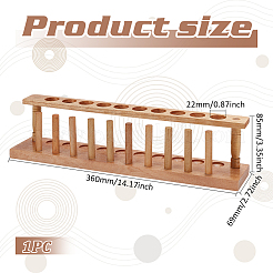 Wood Test Tube Holder Stand&nbsp;ODIS-WH0038-67A
