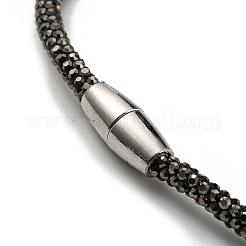 Rhinestone Tennis Necklace&nbsp;NJEW-R263-26A-G