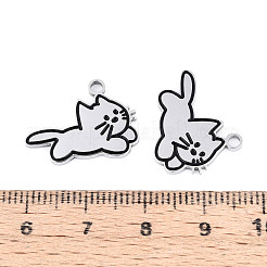 304 Stainless Steel & Enamel Pendants&nbsp;STAS-T073-23P