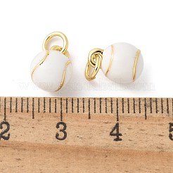 Brass Enamel Pendants&nbsp;KK-P294-38G-03