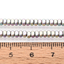 Electroplated Synthetic Non-magnetic Hematite Beads Strands&nbsp;G-T139-61D