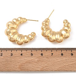Brass Stud Earrings for Women&nbsp;KK-CBAD851-19G