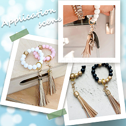 4Pcs PU Leather Pendant Decorations&nbsp;AJEW-SC0003-23A