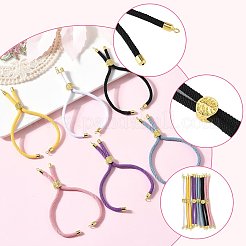 6Pcs 6 Colors Nylon Cords Bracelet Makings Fit for Connector Charms&nbsp;AJEW-FS0001-39