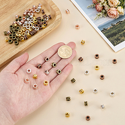 100Pcs 5 Colors Tibetan Style Alloy European Beads&nbsp;FIND-PH00038-97