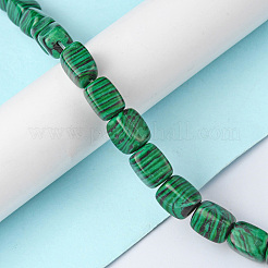 Synthetic Malachite Beads Strands&nbsp;G-F743-02J