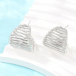 Brass Stud Earrings&nbsp;EJEW-P346-03P