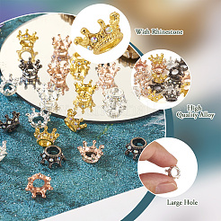 20Pcs 4 Colors Zinc Alloy European Beads&nbsp;FIND-TA0004-03