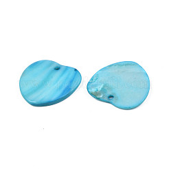 Natural Freshwater Shell Pendants&nbsp;SHEL-N026-176A