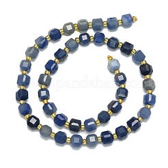 Natural Dyed & Heated Blue Aventurine Beads Strand&nbsp;G-I376-D52-01