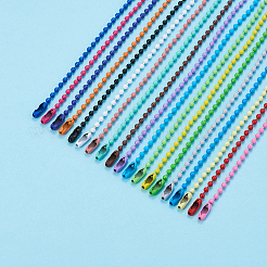 Eco-Friendly Iron Ball Chains with Connectors&nbsp;IFIN-CJ0001-14