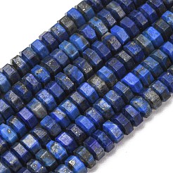 Natural Lapis Lazuli Beads Strands&nbsp;G-G317-A34-3x6mm