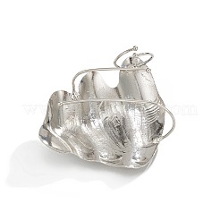Textured Zinc Alloy Cuff Open Rings&nbsp;WG16266-01