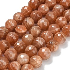 Natural Sunstone Beads Strands&nbsp;G-C280-B18-12mm