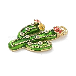 Brass Enamel Pendants&nbsp;KK-B155-21G-01