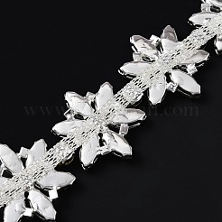 Shiny Flower Crystal Rhinestone Trim&nbsp;FIND-WH0050-23