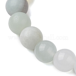 8mm Round Natural Flower Amazonite & Imperial Jasper & Quartz & Dyed Crackle Agate Beaded Stretch Bracelets&nbsp;BJEW-TA00514-03