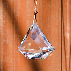 Pentagon Faceted K9 Glass Suncatchers&nbsp;PW-WGF4A09-01