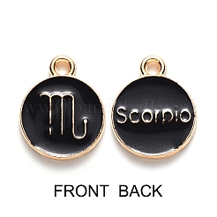 Alloy Enamel Pendants&nbsp;ENAM-SZ0001-28C-L