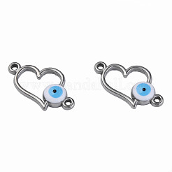 304 Stainless Steel Enamel Connector Charms&nbsp;STAS-N087-64-02P