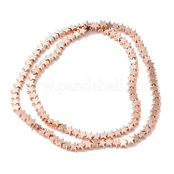 Electroplated Synthetic Non-magnetic Hematite Beads Strands&nbsp;G-I364-A01-RG