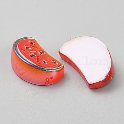 Electroplate UV Plating Opaque Fruit Resin Cabochons&nbsp;RESI-CJC0021-18H
