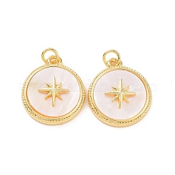 Brass Shell Pendants&nbsp;KK-E068-VC114